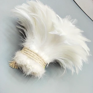 100Pieces 10-15cm Penas De Faisão Branco Artesanato De Jóias De Bricolage Fazendo Naturais Festa De Decoração De Casa Pluma Carnaval Acessórios De Cabeleireiro