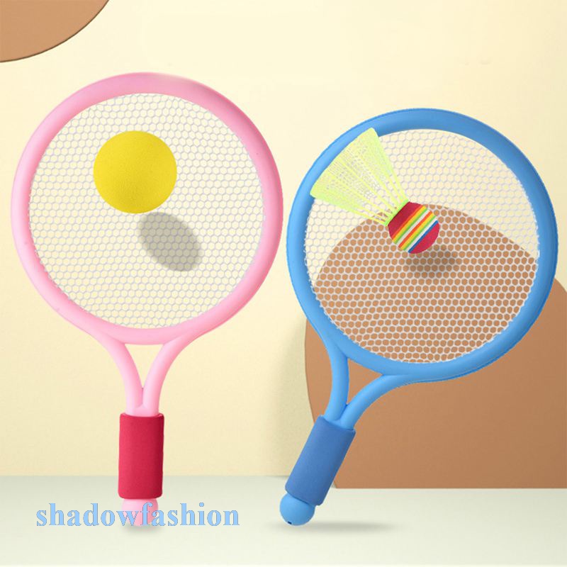 Raquete de tênis infantil Badminton Set Kids Palying Forma Oval