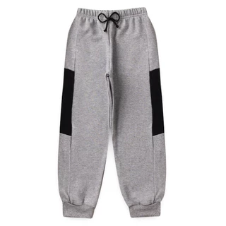 Calça Em Moletom Com Recorte