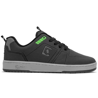 Tênis Qix Clash Preto Chumbo Verde - Unissex