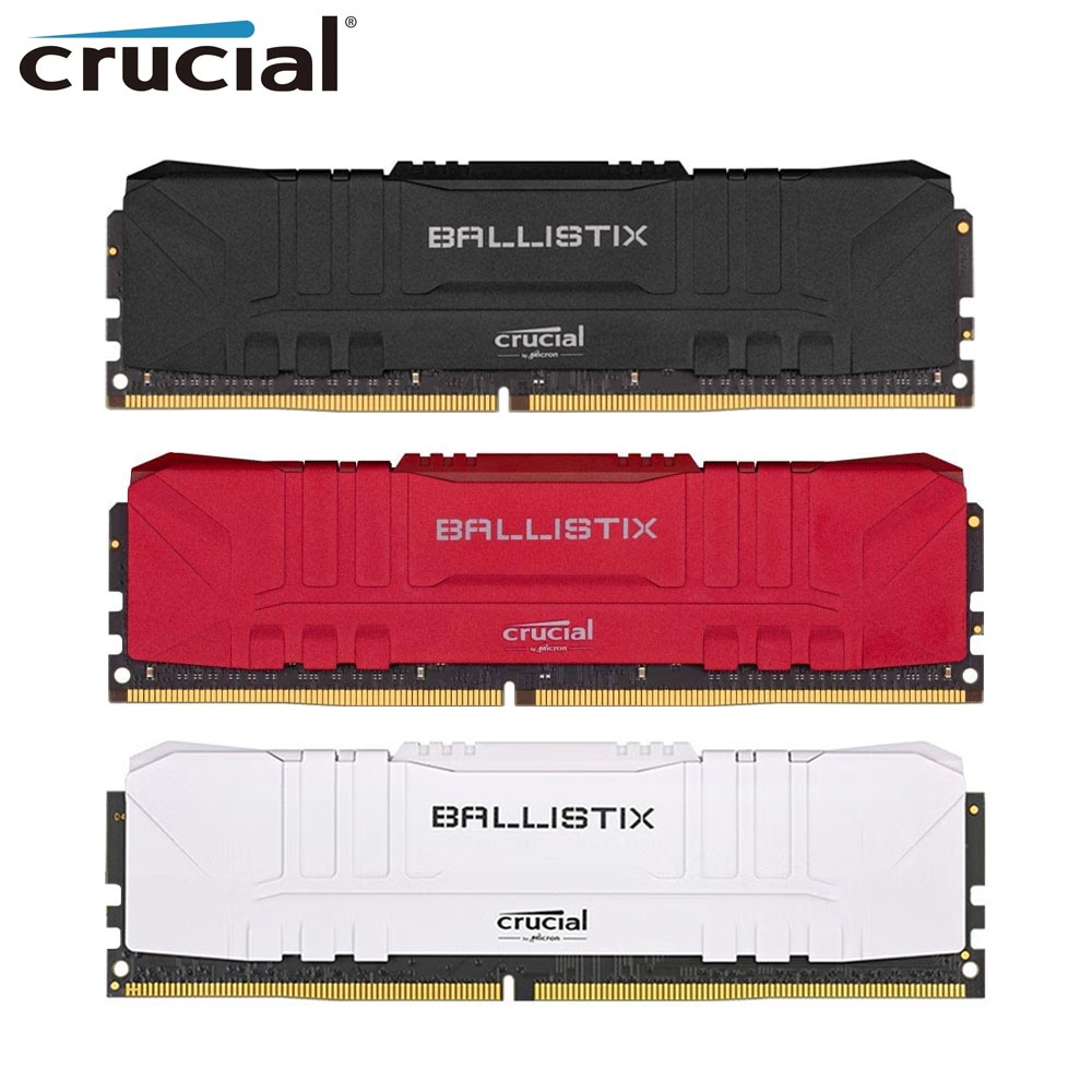 32GB Crucial Ballistix Sport LT DDR4 2400MHz PC4-19200 CL16 1.2V Dual  Memory Kit (2 x 16GB) - Red