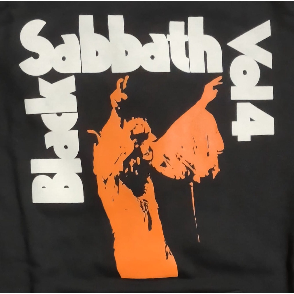 Moletom Black Sabbath Vol. 4 C/Capuz Preto Brutal BMB06