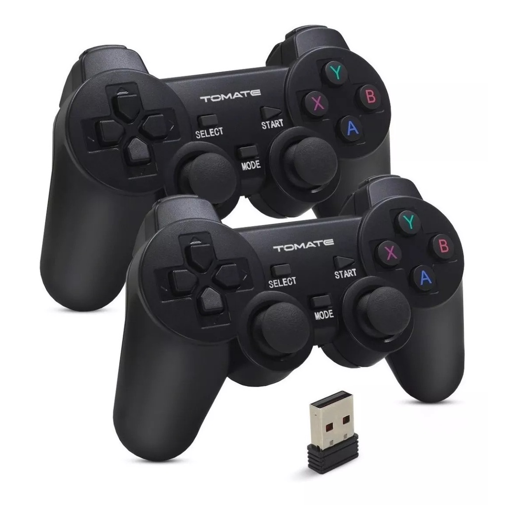 Kit 2 Controle sem fio para video game retrô PC e android