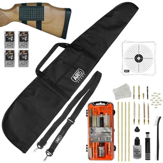 Kit Limpeza Carabina Gunpany 4.5mm 5.5mm + Acessórios AR15 Sport c/ bandoleira + Capa + Porta Munição