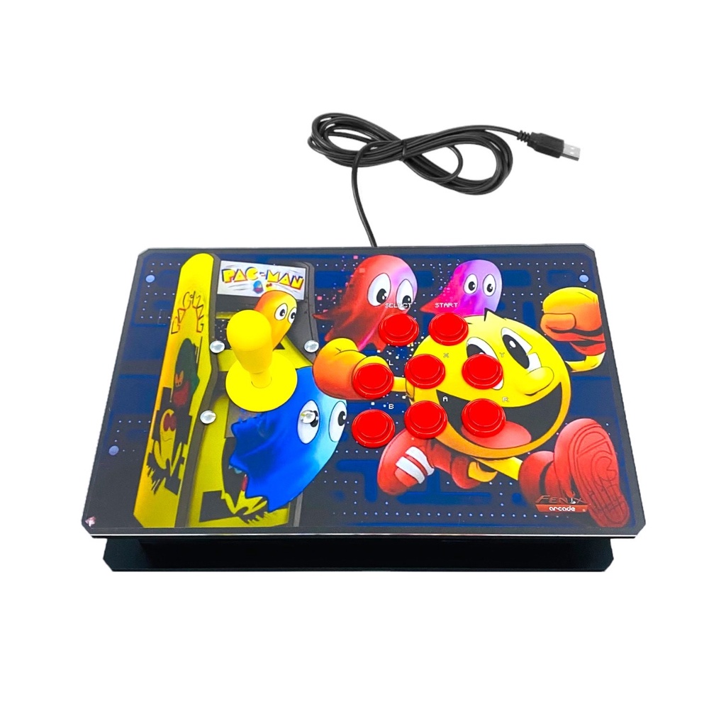Controle Arcade MDF - Pac Man I - 1 Joysticks, 8 botões de comandos ...
