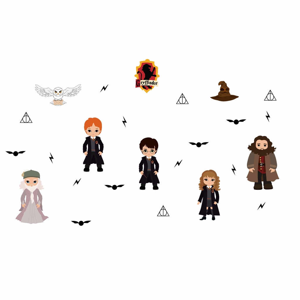 Adesivo de Parede Harry Potter | Shopee Brasil