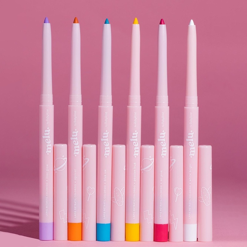 Lápis para Olhos Colorido Retrátil - Melu by Ruby Rose (RR2056 ...