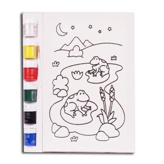 Tela Para Pintura Infantil Colorir Pintar Canvas Foguete com Tinta