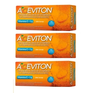 Cimed Vitamina C Aceviton 1g 10 Cpr Efervescentes Kit C/3 Vitamina C em Oferta na Shopee