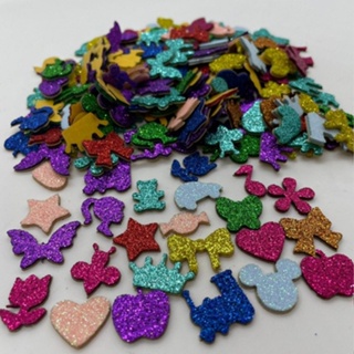 1000 Adesivos Pet Piercings Lacinho Eva Com Glitter Para Pet