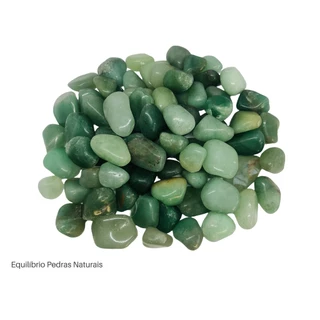 Pedra Natural Quartzo Verde Rolada Polida 1-2cms - 250g