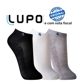 KIT 3 Pares Meia LUPO Cano Curto Original