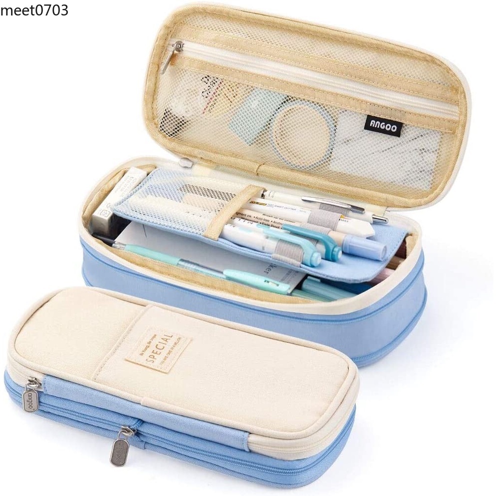 Novo Estojo Casos Lápis Grande Capacidade Saco Do Bolsa Titular Kawaii Caixa Para Meninas Escritório Estudante Papelaria Organizador Material Escolar estojo