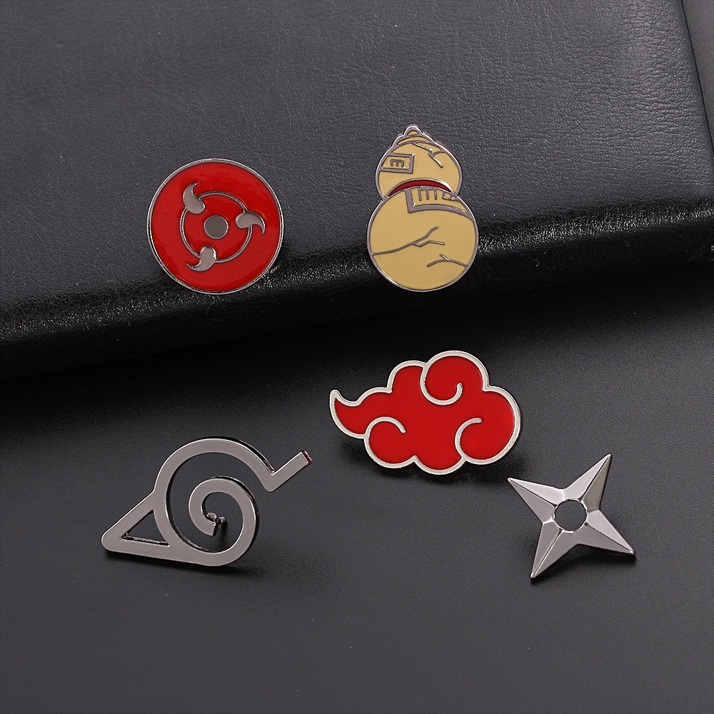 Pin Metal Akatsuki Nuvem - Naruto