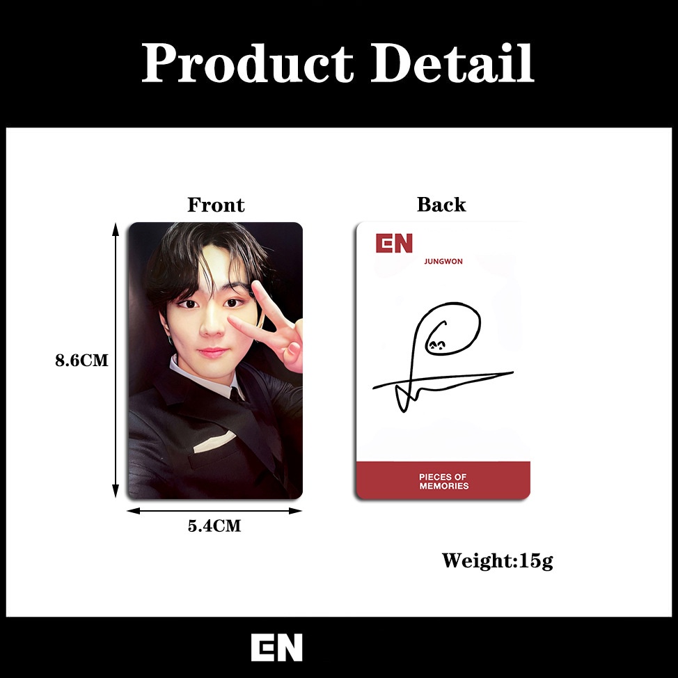Kpop Enhypen Pt 2021-2022 Memórias Cartões De Colecionador De