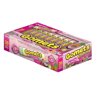 Jujuba Yogurte Açucarada Display com 30 Tubos Gomets Dori