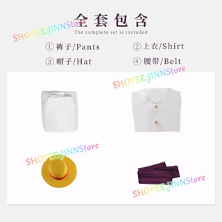  JN-Anime ONE PIECE Luffy Cosplay Costume GEAR 5 Nika Conjunto De Peruca  De Kimono Festa De Halloween Fato De Carnaval Adulto