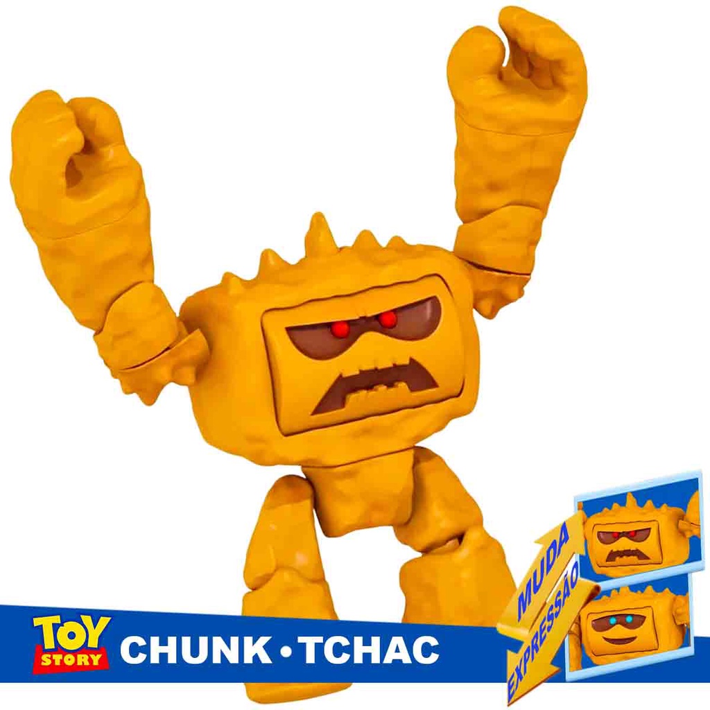 Toy Story Boneco Articulado Chunk Tchac - Muda Face - Mattel GYM11 ...
