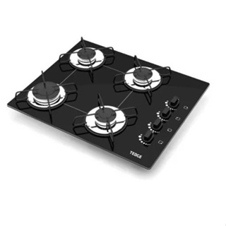 Fogão Cooktop Tedge 4 Bocas Ultra Chama Preto 127v/220v