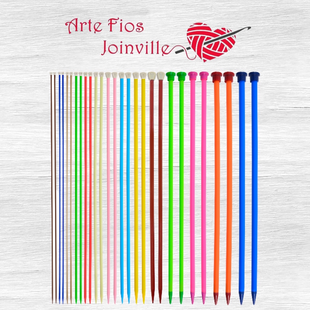 Agulha para Tricô Plástica Circulo De 35cm