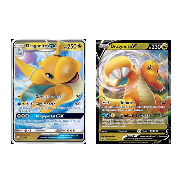 Kit 20 Cartas Pokémon Brilhantes - Pokemanos