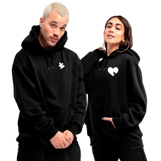 Kit Casal Namorados Moletom Combinando Blusas Modelo Canguru