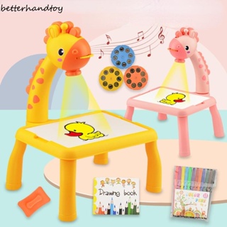 Mesa De Projeção Inteligente Das Crianças Com Luz E Aprender Máquina De Pintura Brinquedo Criativo Brinquedos Educativos