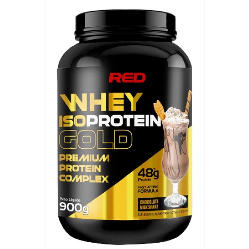 Isoprotein Gold Whey Protein Premium 900g MilkShake Chocolat