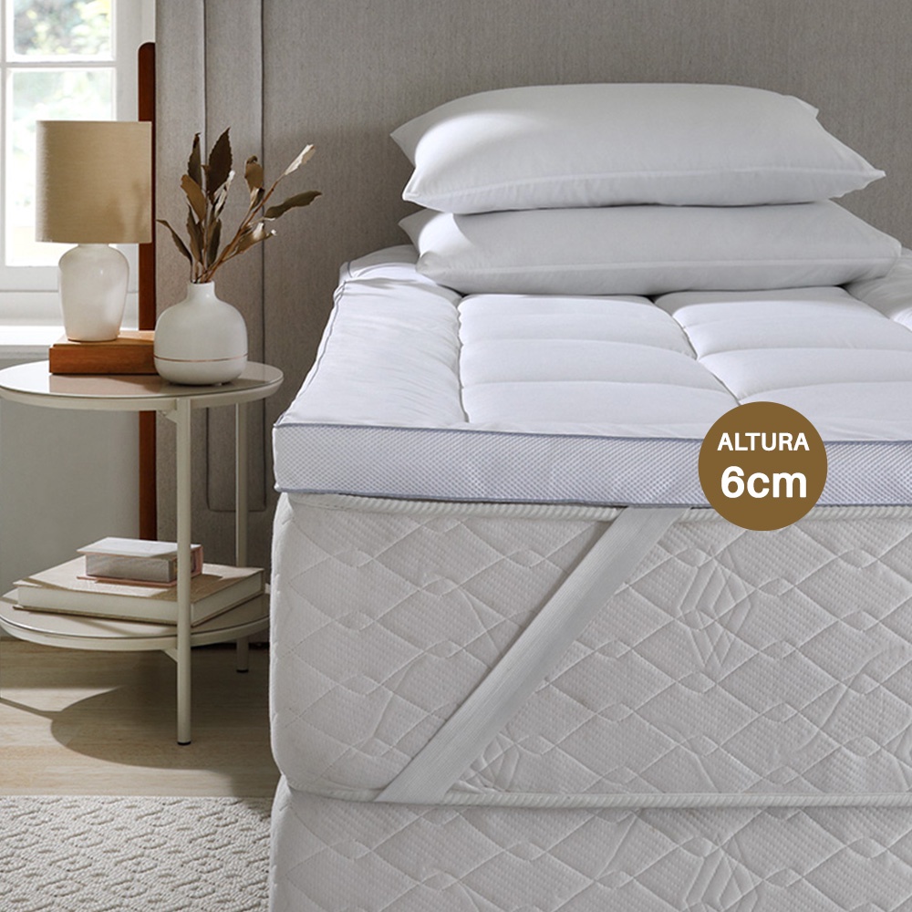Pillow Top Casal Toque de Plumas La Plume Plus 1000g/m2