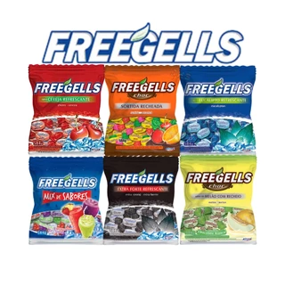 Bala Freegells Dura 584g Sabores Riclan Pacote