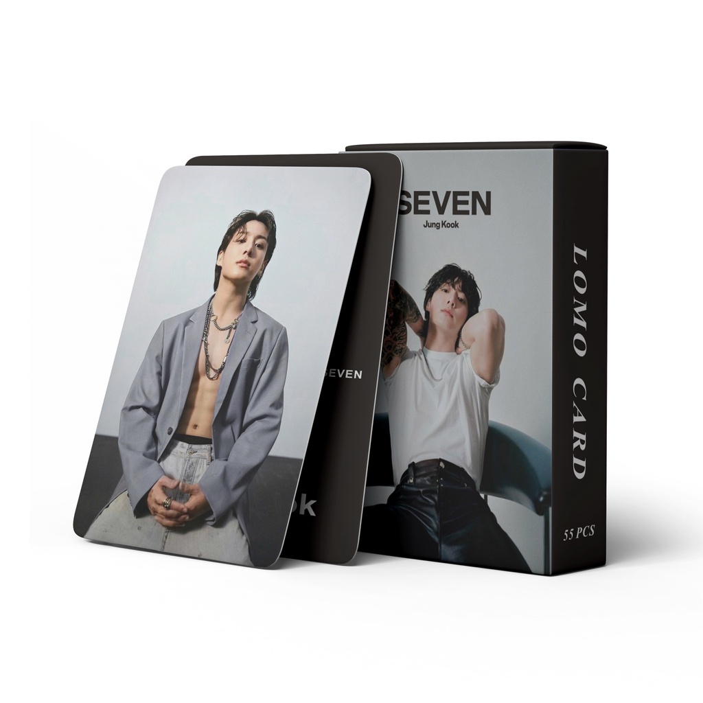 KPOP 55pcs/box JungKook Photocard Sete Álbum Solo LOMO Cartão De