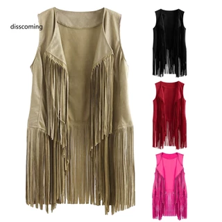 SL | Colete Sem Mangas Com Franjas Feminino Vintage Para Mulheres Cardigan Da Moda Cowboy Ocidental Cosplay E Desempenhos De Palco em Promoção na Shopee SL | Colete Sem Mangas Com Franjas Feminino Vintage Para Mulheres Cardigan Da Moda Cowboy Ocidental Cosplay E Desempenhos De Palco