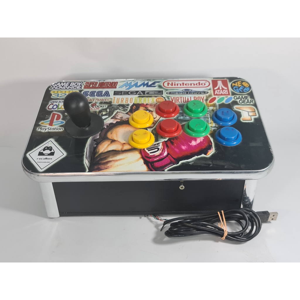 Controle Arcade Videogames com detalhes | Shopee Brasil