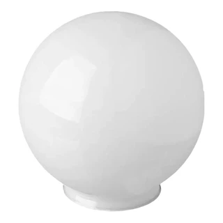 Globo Bolinha Vidro Leitoso Branco 8x15 Cm Luminária Luxo