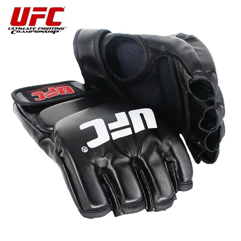 Luvas De Boxe UFC MMA Meio Dedo Grosso Muay Thai Kickboxing