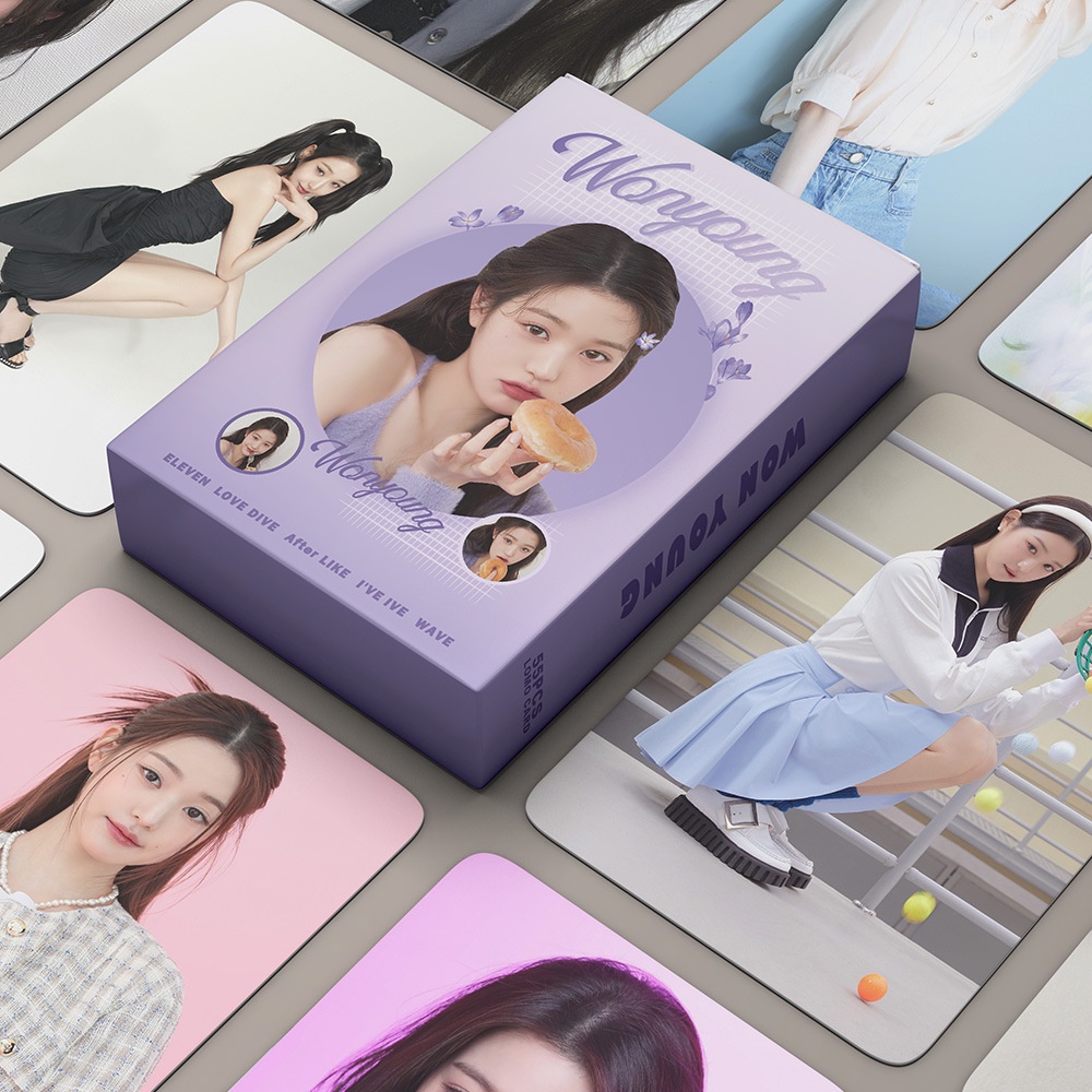6pcs/set IVE 2023 Album I'VE Photocards WITHMUU Lomo Cards Kpop Postcards Collection Ym I.468202188