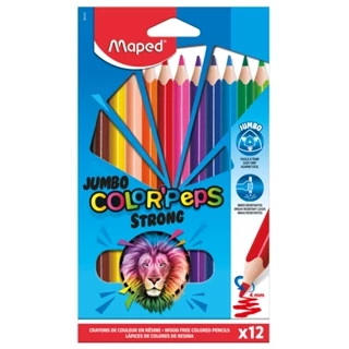 Lápis de cor Strong Jumbo 12 cores 863312 Maped