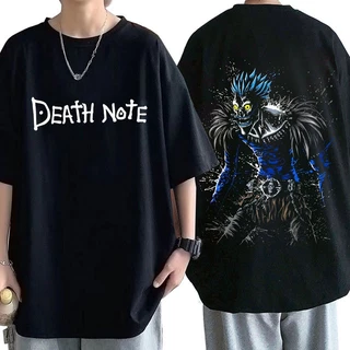 Camiseta Death Note Unisex Gótico Streetwear