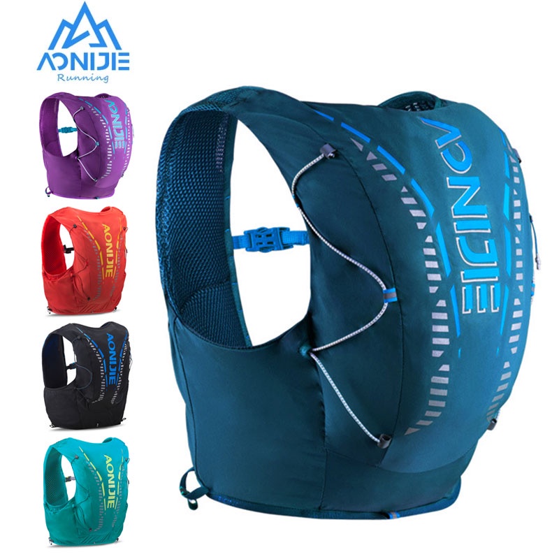 AONIJIE C962 12L Esportes Fora De Estrada Mochila De Corrida Hidratação Colete Soft Para Maratona De Ciclismo De Trilha