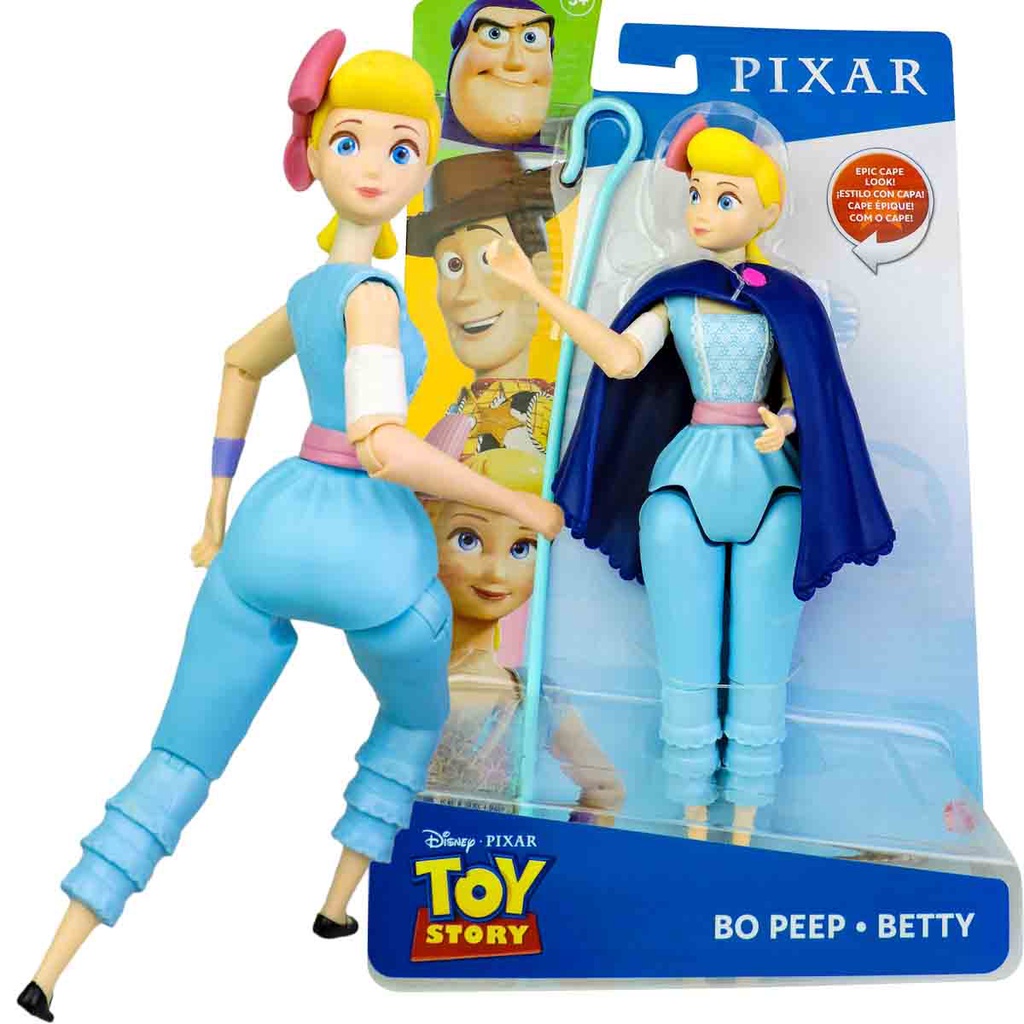 Toy Story Boneca Articulada Betty Bo Peep + 2 Acessórios - Disney