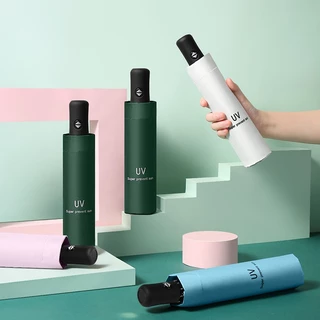 UV Moda Guarda-Chuva Dobrável Automático Abrir Fechar Com Uma Mão À Prova De Vento/umbrella VNTX