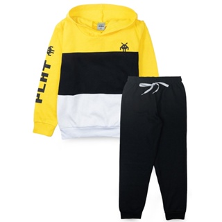 Conjunto Infantil Masculino Moletom C/Capuz Game Amarelo 0512 - Torrox