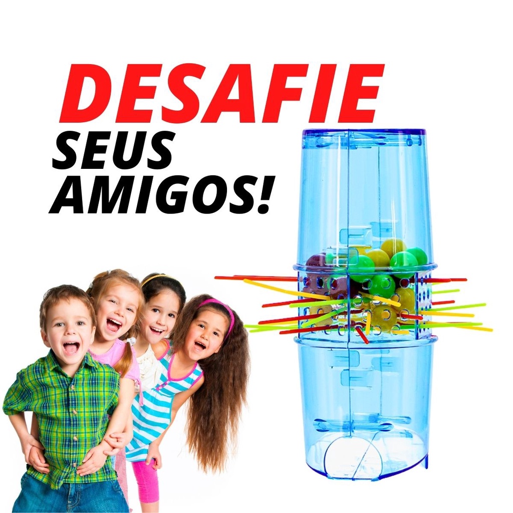 Jogo Clássico / Brinquedo Pega Vareta Segura Macaco - Dican 5 + em