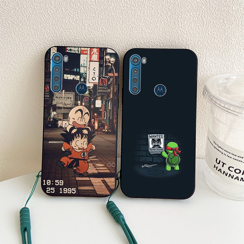 Motorola Moto One Fusion Plus Pikachu Ponto Capa De Telefone Com Toque Confortável