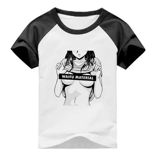 Camiseta Anime Hentai Waifu Material Modelo 01
