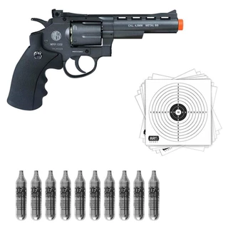 Revólver 4.5 Co2 Rossi 701 Full Metal Wingun + Alvos + Co2