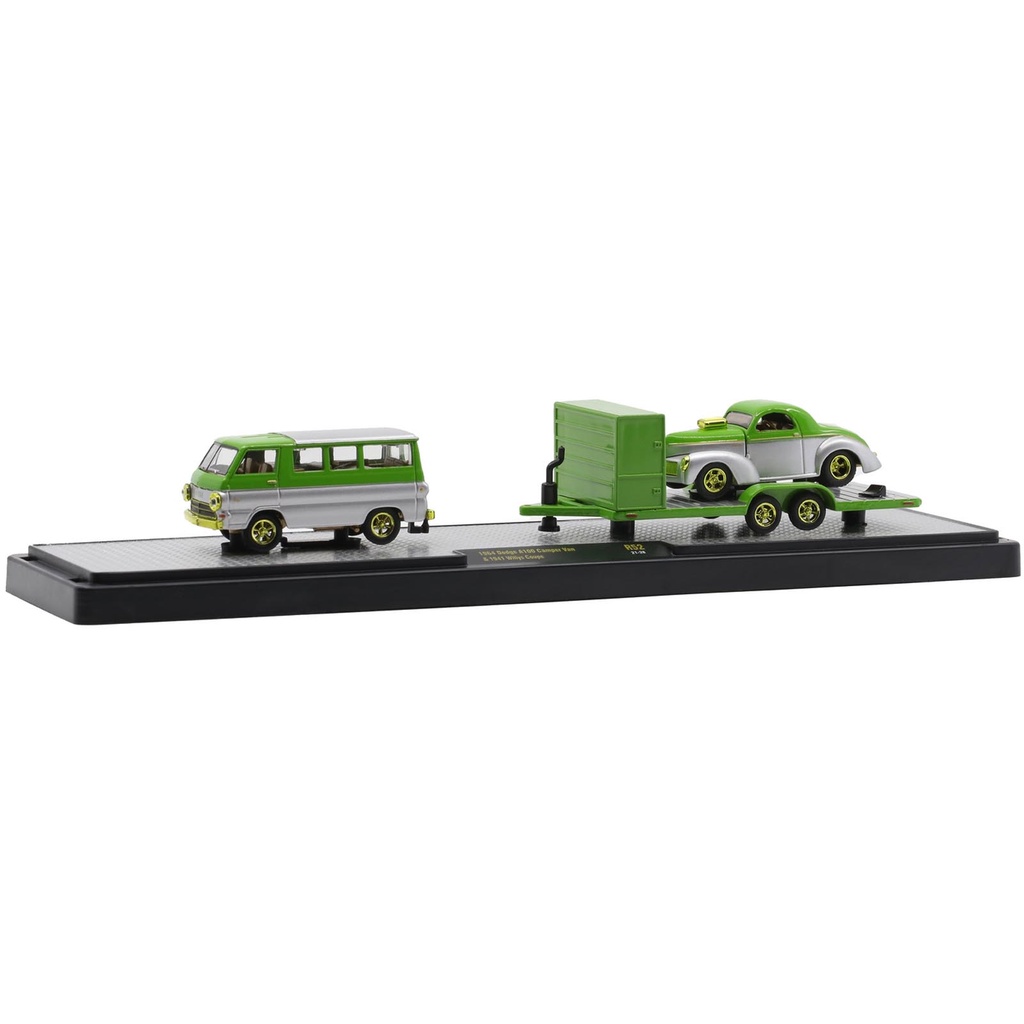 M2 Machines 1/64 Dodge A100 Camper Van & 66 Charger - Coca-Cola Chase