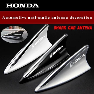 Carro Universal Dummy Shark Fin Telhado Decorativo Antena Aérea Prata/Preto/Branco Apto Para Honda Civic HR-V Accord City jazz BRV MOBILIO CRV BRIO