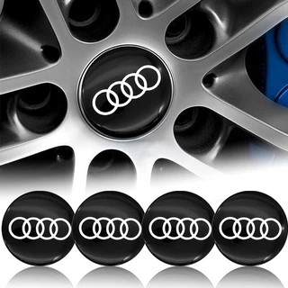 4pcs 56mm Autocolantes De Tampa Do Centro Da Roda Carro Aros Hubcaps Emblema Para Audi S7 S S3 S4 S5 S6 Q3 Q5 Q7 Quattro A3 A4 A5 Esportes