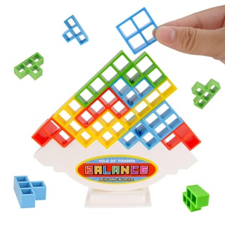 16/32/48 Pcs Tetra Tower Balance Stacking Blocks Game, Jogos De Tabuleiro  Para 2 Jogadores + Jogos De Família, Festas, Viagens, Brinquedos De Blocos  De Construção De Equipe Para Crianças E Adultos - Temu Portugal